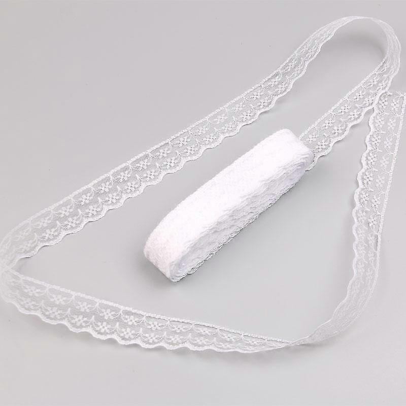 Lace Fabric Ribbon Roll Wide DIY Accessories Embroidered Wedding Party 20mm Water Soluble