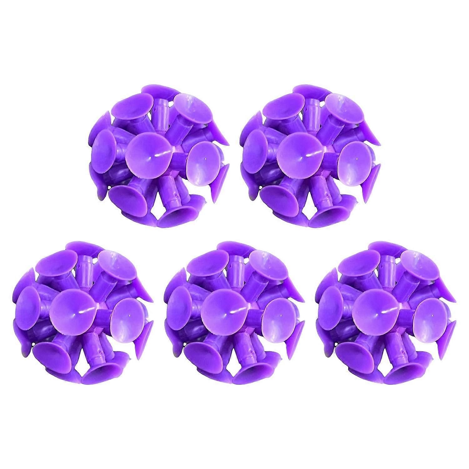5Pcs Suction Cup Ball Toy Interactive Toss And Stick Balls with Mini Suction Cups Kids Throwing Ball