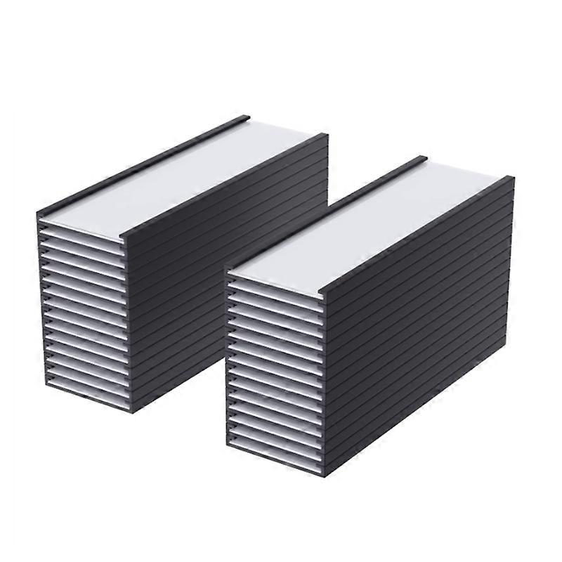 Magnetic Label Holder C Channel Magnetic Labels, Magnetic Data Card Holder with Clear Plastic Protec
