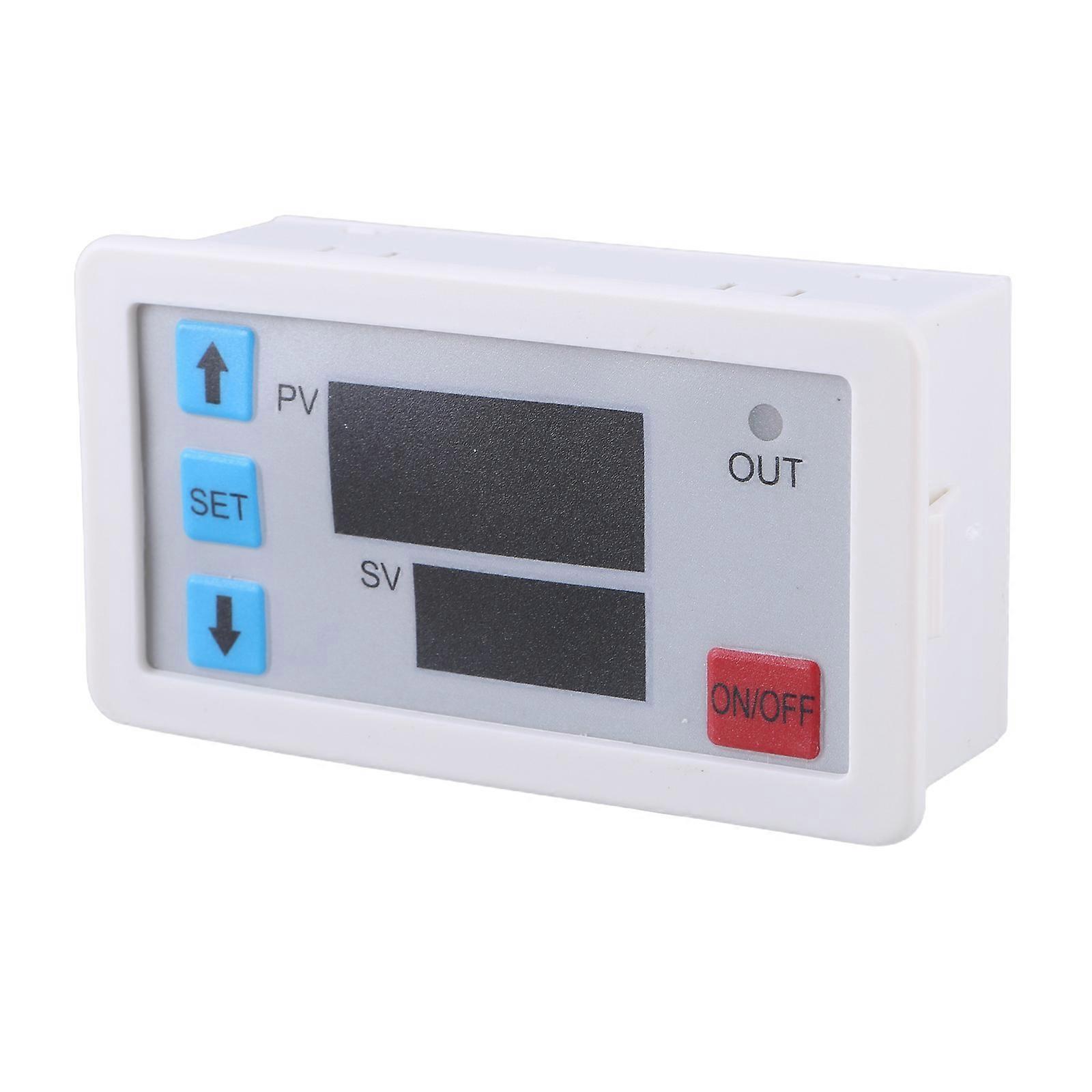 Programmable Timer Relays Switches Digital Cycle Delay Module with LED Display 5-30V for Lighting Pump Motor Control