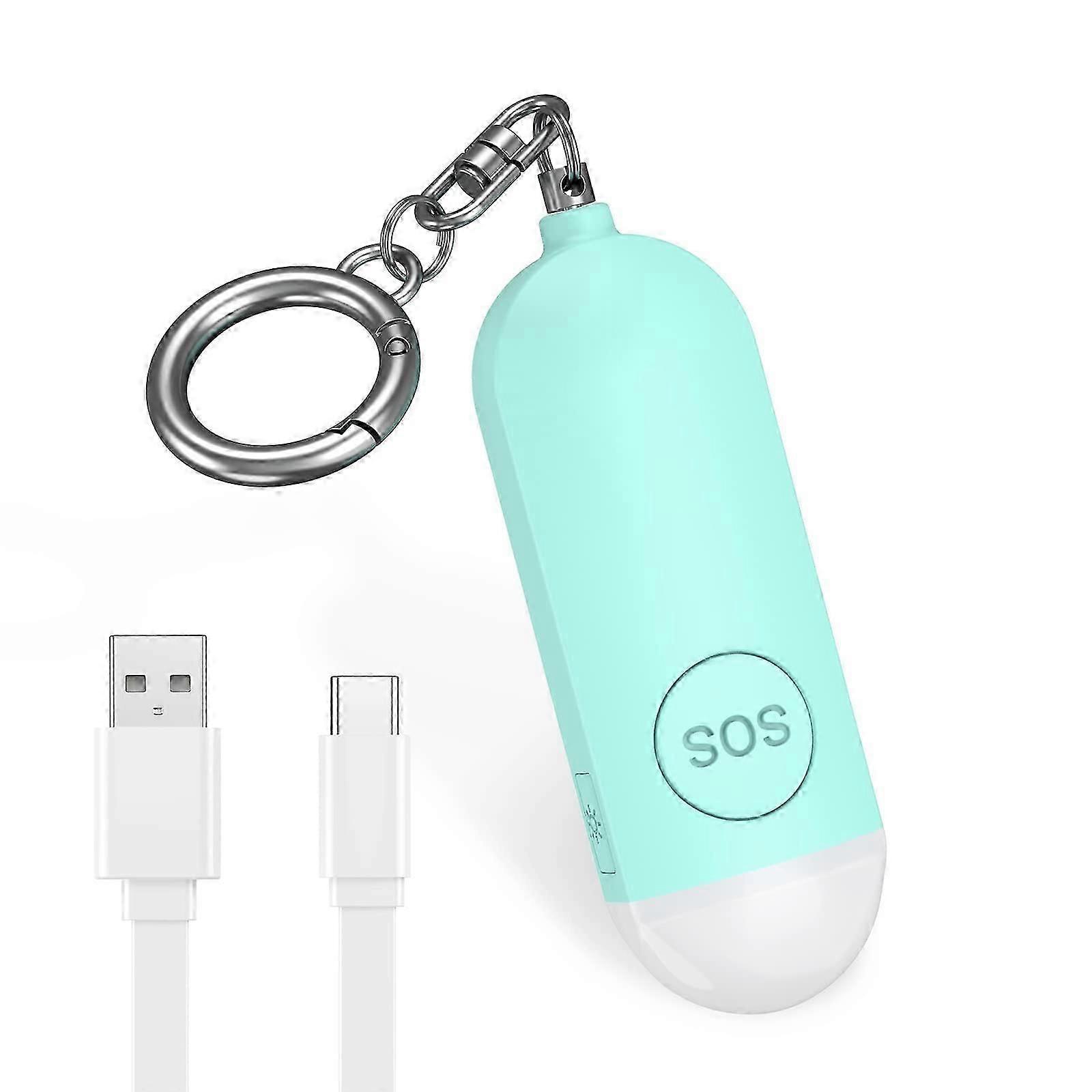 Personal Alarm for Women Elderly, Rechargeable(Blue)