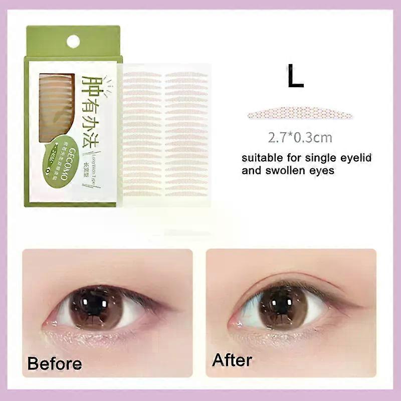 960PCS目に見えない二重まぶたテープステッカー長持ちする二重折り自己接着ペーストクリアベージュビッグアイツール