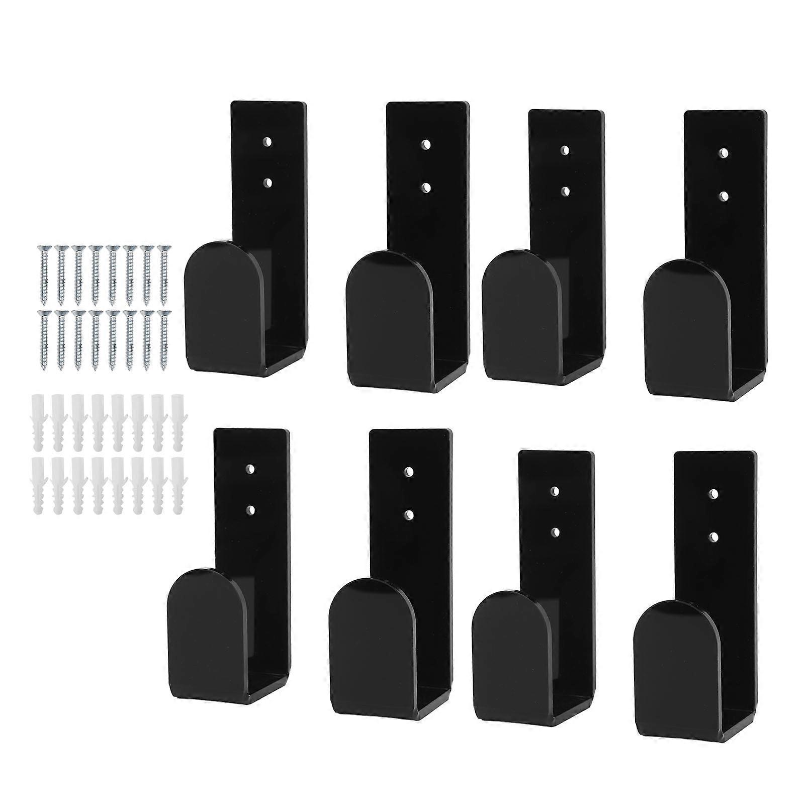 8Pcs Computer Keyboard Holder Acrylic Space Saving Flexible Keyboard Storage Rack
