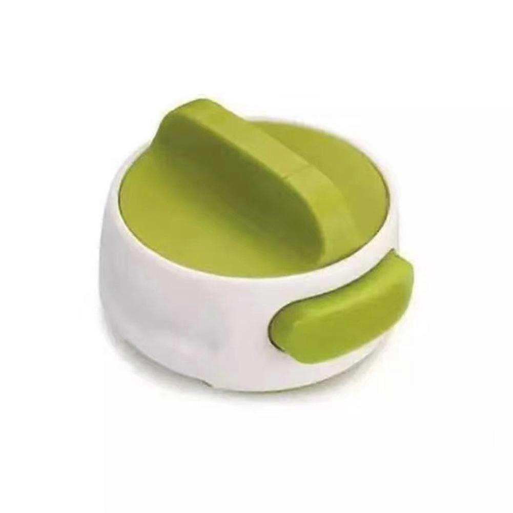 Compact Can Opener Easy Twist Release Portable Space-saving Manual Stainless Steel, Green