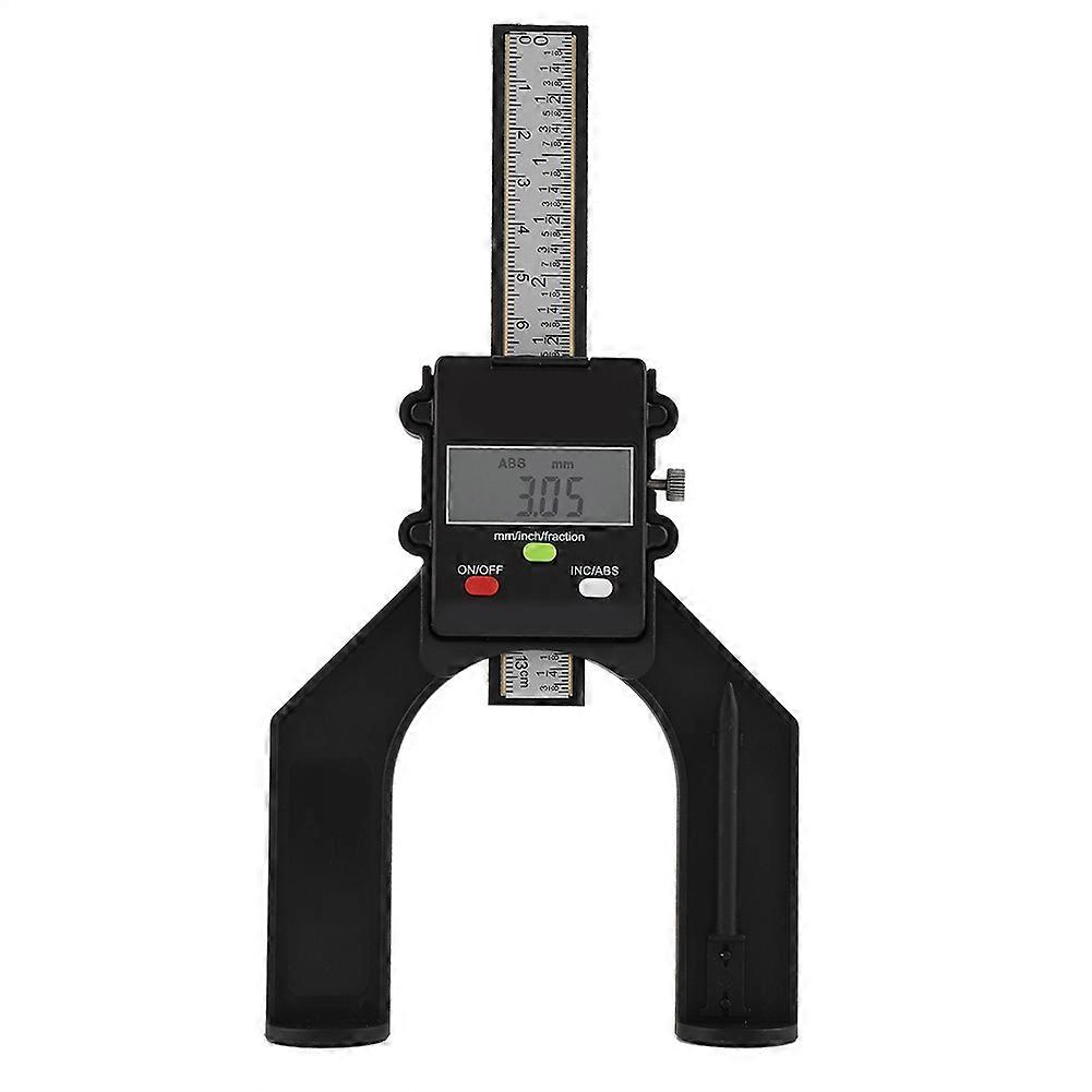 0.1mm Digital Depth Gauge LCD Magnetic Foot Opening Plastic Caliper