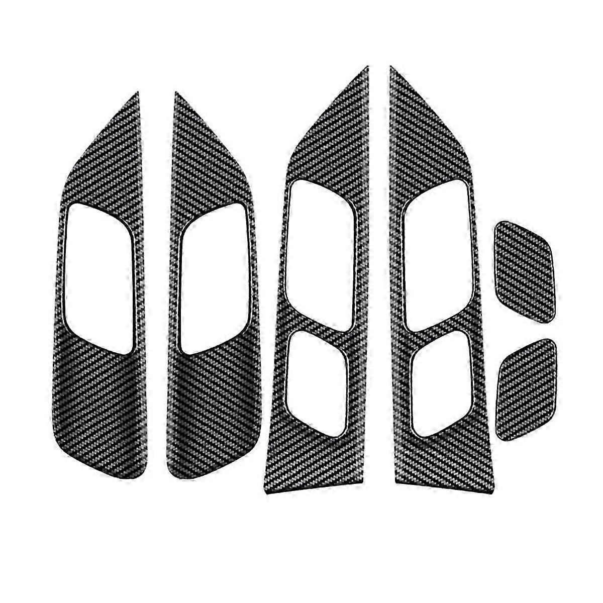 Car Inner Door Handle Cover Door Bowl Handle Trim Frame Sticker for WRV 2024 Japanese Version RHD,B