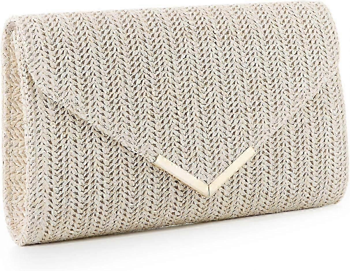 القش مخلب محفظة الرافيا الروطان الصيف مساء حقيبة منسوجة حقائب اليد الشاطئ للنساء حفل زفاف عطلة السفر 2024