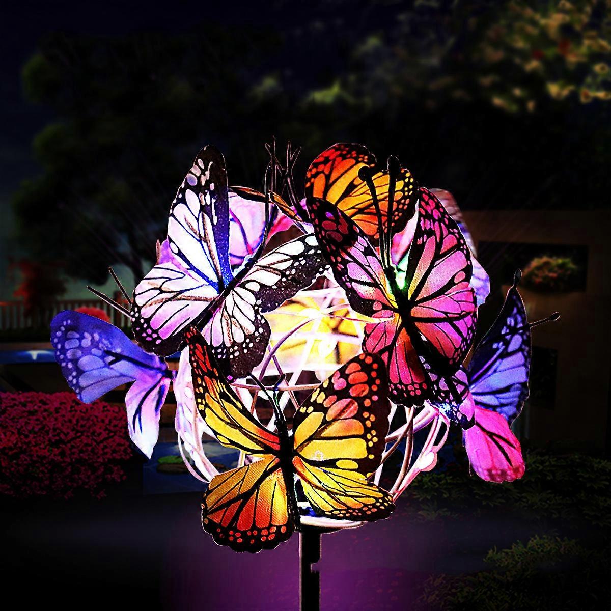 Solar Butterfly Garden Lights, Outdoor Decor