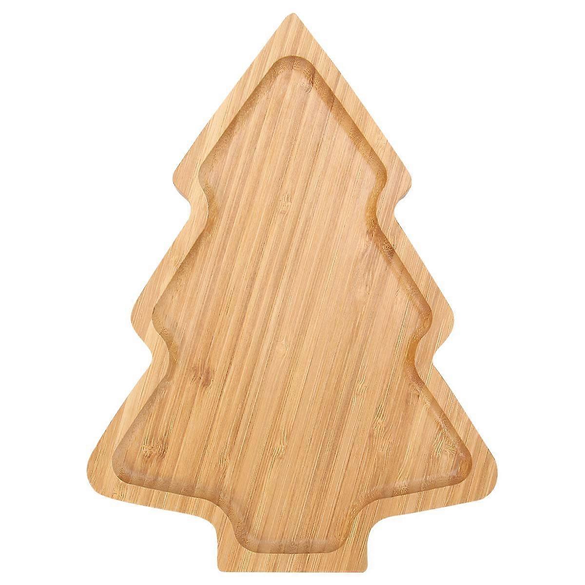Christmas Tree Shaped Charcuterie Board, Wooden Christmas Serving Tray, Festive Appetizer Platter, Holiday Decor