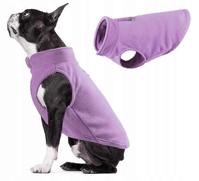 Varm Fleece Väst Hund Kläder M