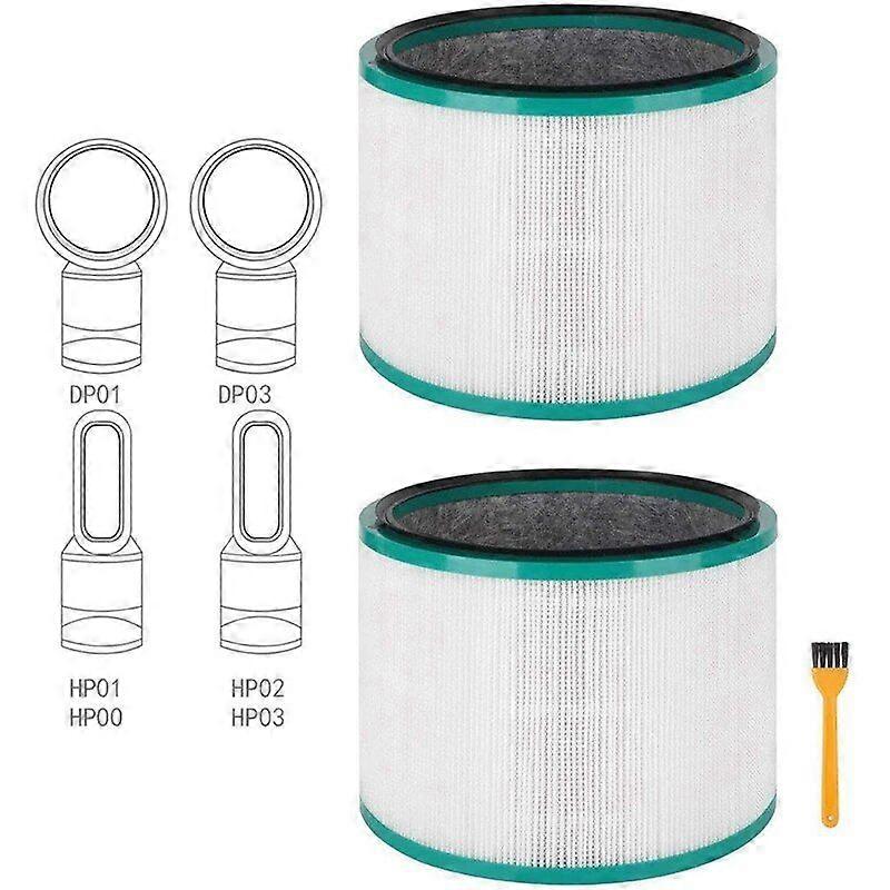 4 Pack Replacement HEPA Filter For Dyson Pure Cool Link DP01, DP02 And For Dyson Pure Hot + Cool Link HP01, HP02, Part