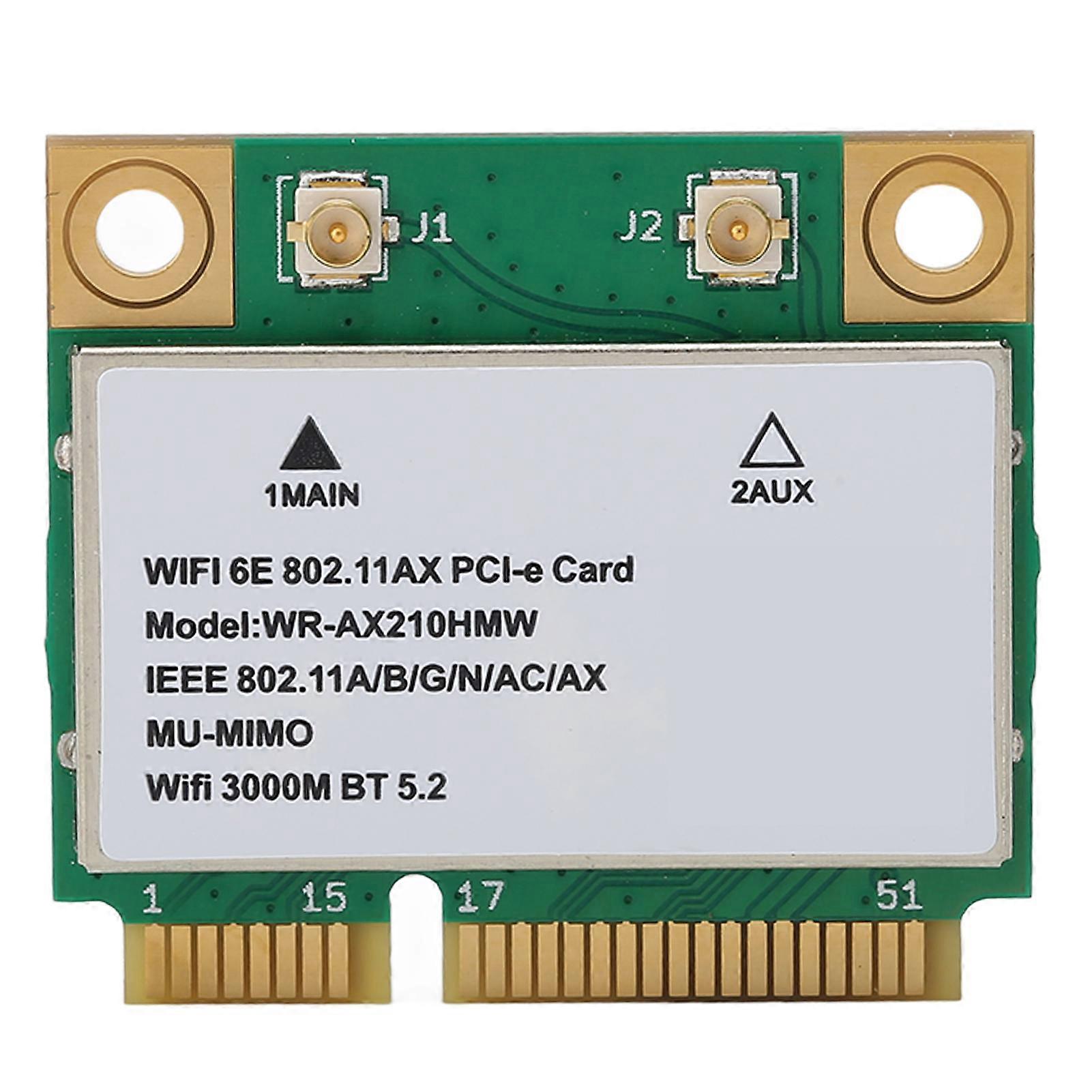 Wireless Net Card 5374M WIFI 5G Triple Band Gigabit 6GHz Band PCB Wifi Card with Mini PCIE Port for Laptop