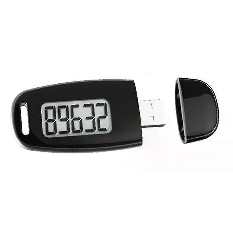 Simple Step Counter Walking 3D Pedometer With Rechargeable Battery Accurate Calorie Counter