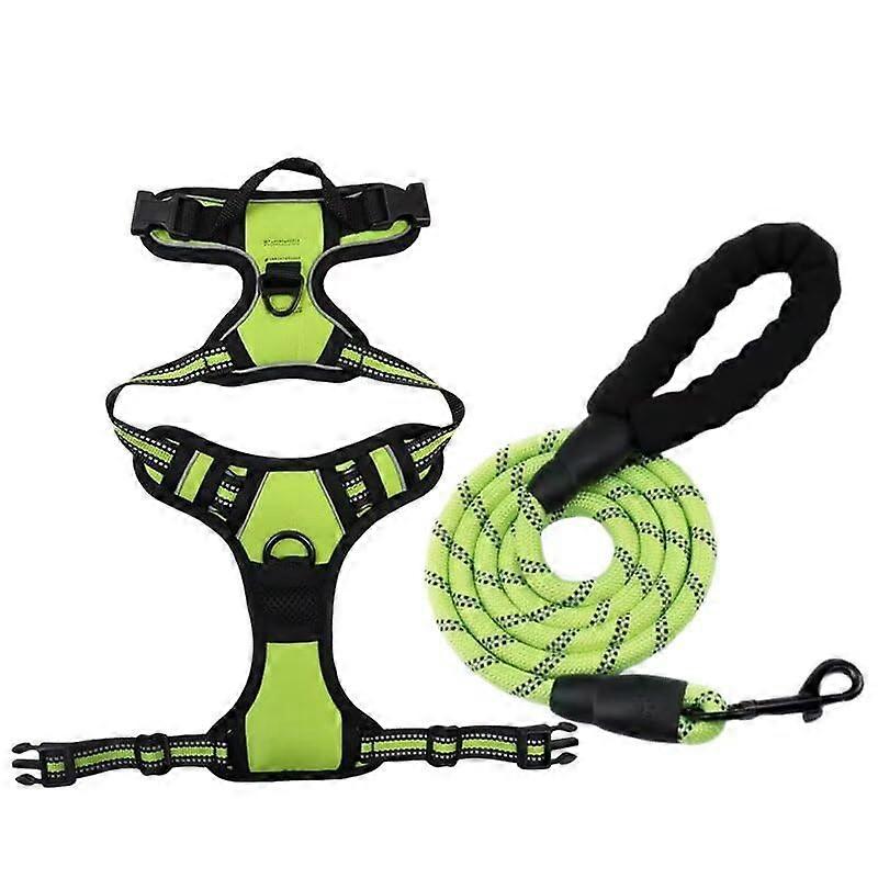 Pup Safety Harness Bundle No Pull Dog Harness for Small Medium Large Dogs Adjustable Comfortable Design