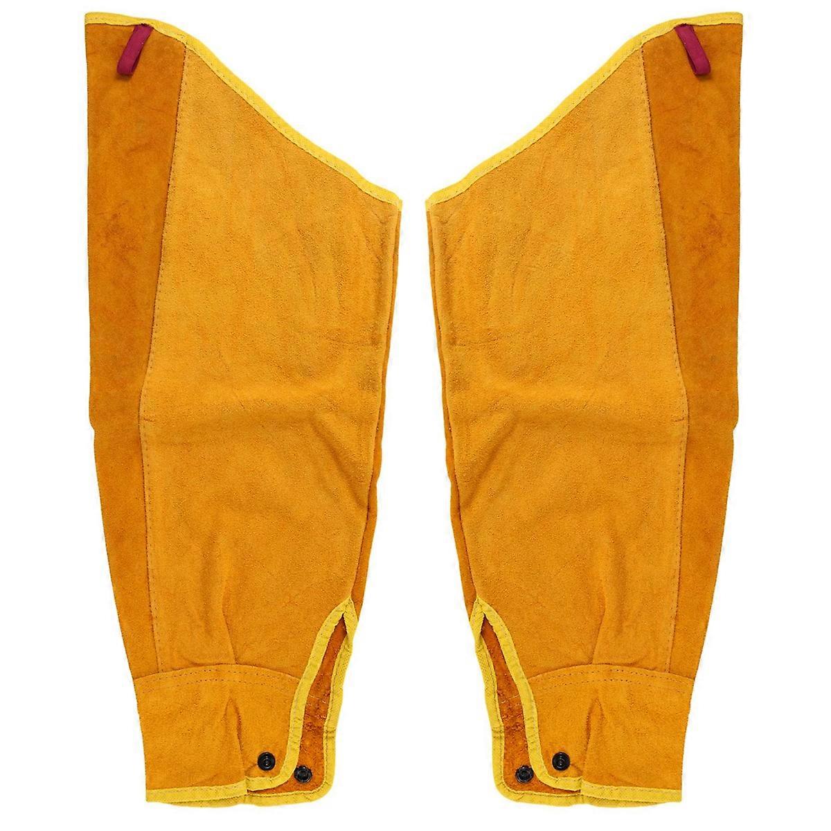 2pcs 21,6 polegadas imitação de couro solda mangas protetora de calor braço ferramenta