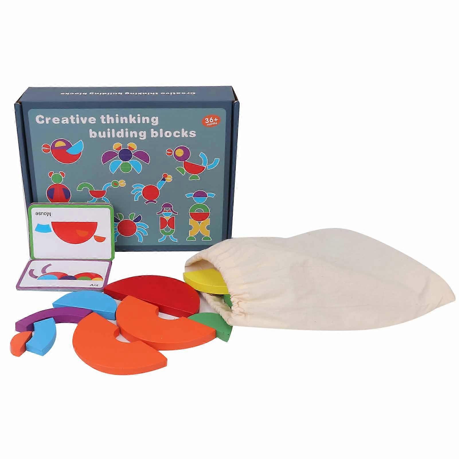 Baby 3D Wooden Jigsaw Puzzle Board Set Intelligence Development Child Educational Toy