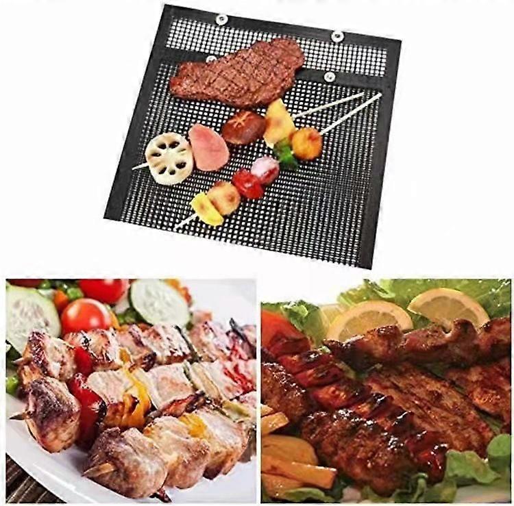 Mesh BBQ Bags - Reusable Pouches for Charcoal, Gas, Electric Grills and Smokers - Heat Resistant27*22CM