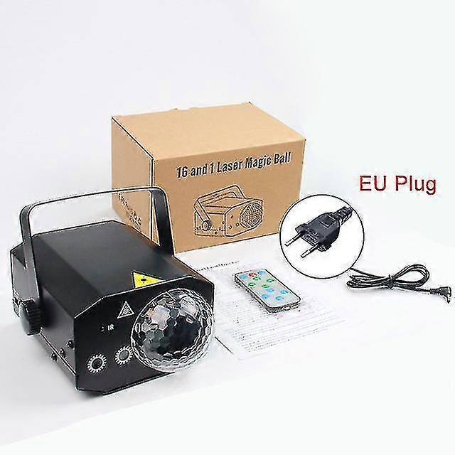 2 In 1 Led Magic Ball Party Light Laser Dj Light Mini Laser Disco Ball Light Flash Stage Lighting Rotating Club Home Party Light