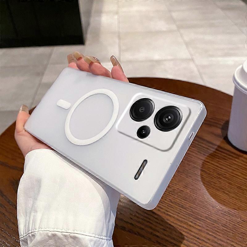 For Xiaomi Redmi Note 13 Pro+ 5G Case Compatible with MagSafe Precise Cutouts Matte PC Phone Cover