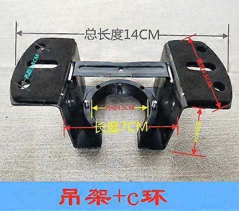 1 Set Universal Ceiling Fan Mounting Bracket Kit Iron Easy-Install Suspension Device For All Fan Brands Enhances Aesthetic And Stability