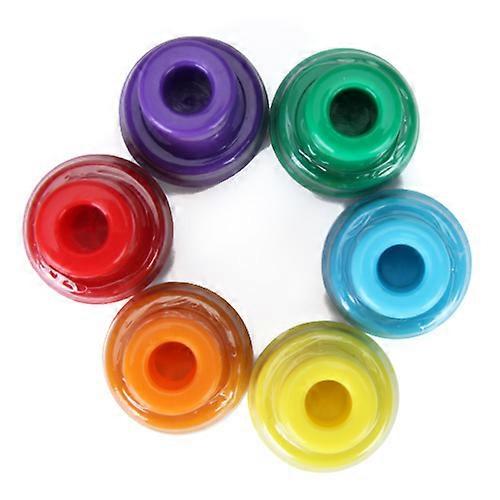 6pcs Ink Stampers Art Craft Stamps w/ Dinosaur Pattern