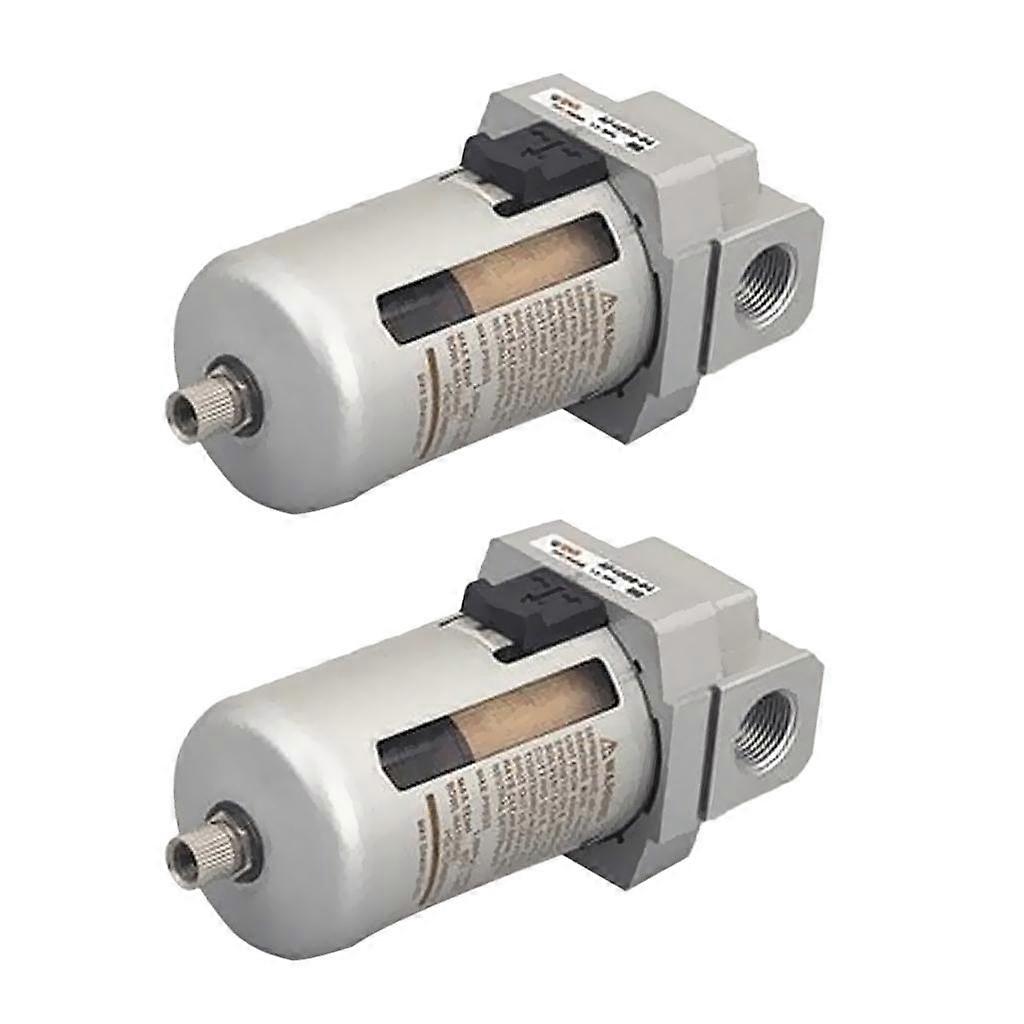 2pcs G1/2 Compressor Air Filters Water Trap Valve Separator Tool AF4000-04
