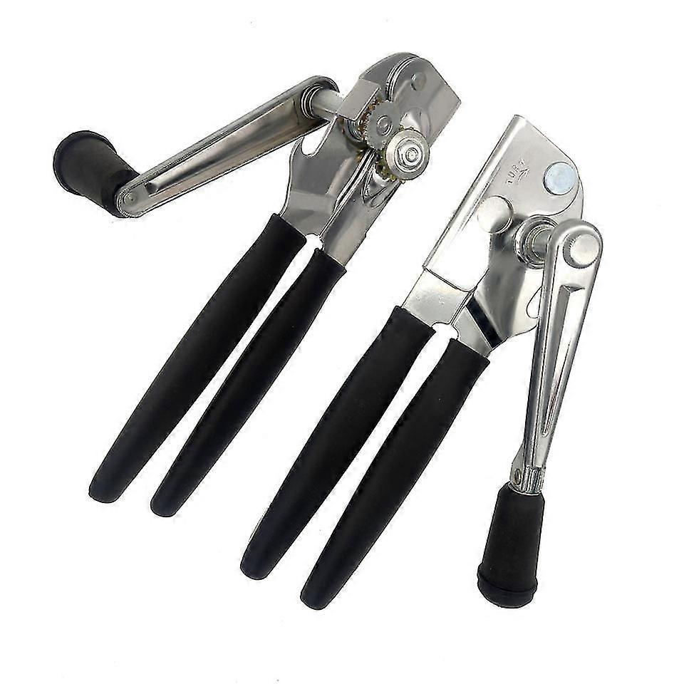 Large Handheld Can Opener, Convenient Commercial Can Opener for Large Cans, Hand Crank Can Opener, Manual Heavy Duty, Comes with Comfortable Extra Lon