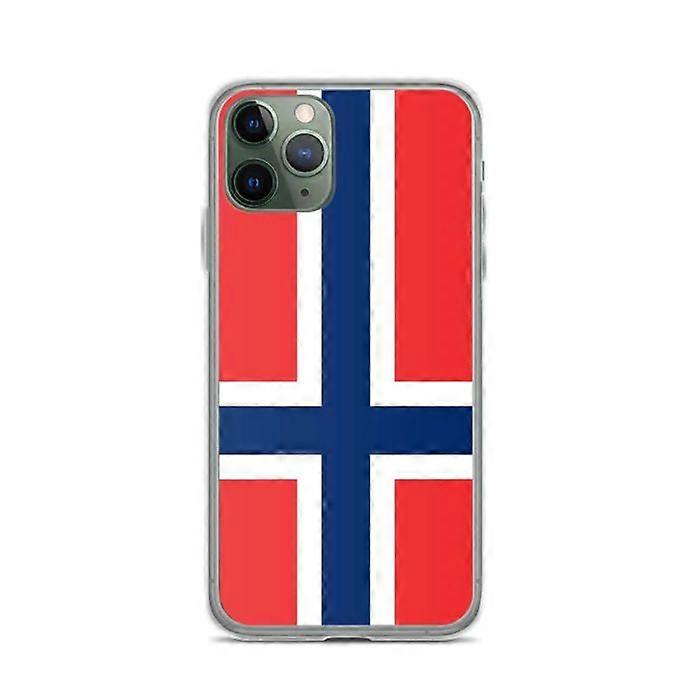 Phone Case – Bouvet Island Flag – Compatible with iPhone 11 Pro – Soft Case – Durable and Shockproof - Silicone - Pixelforma