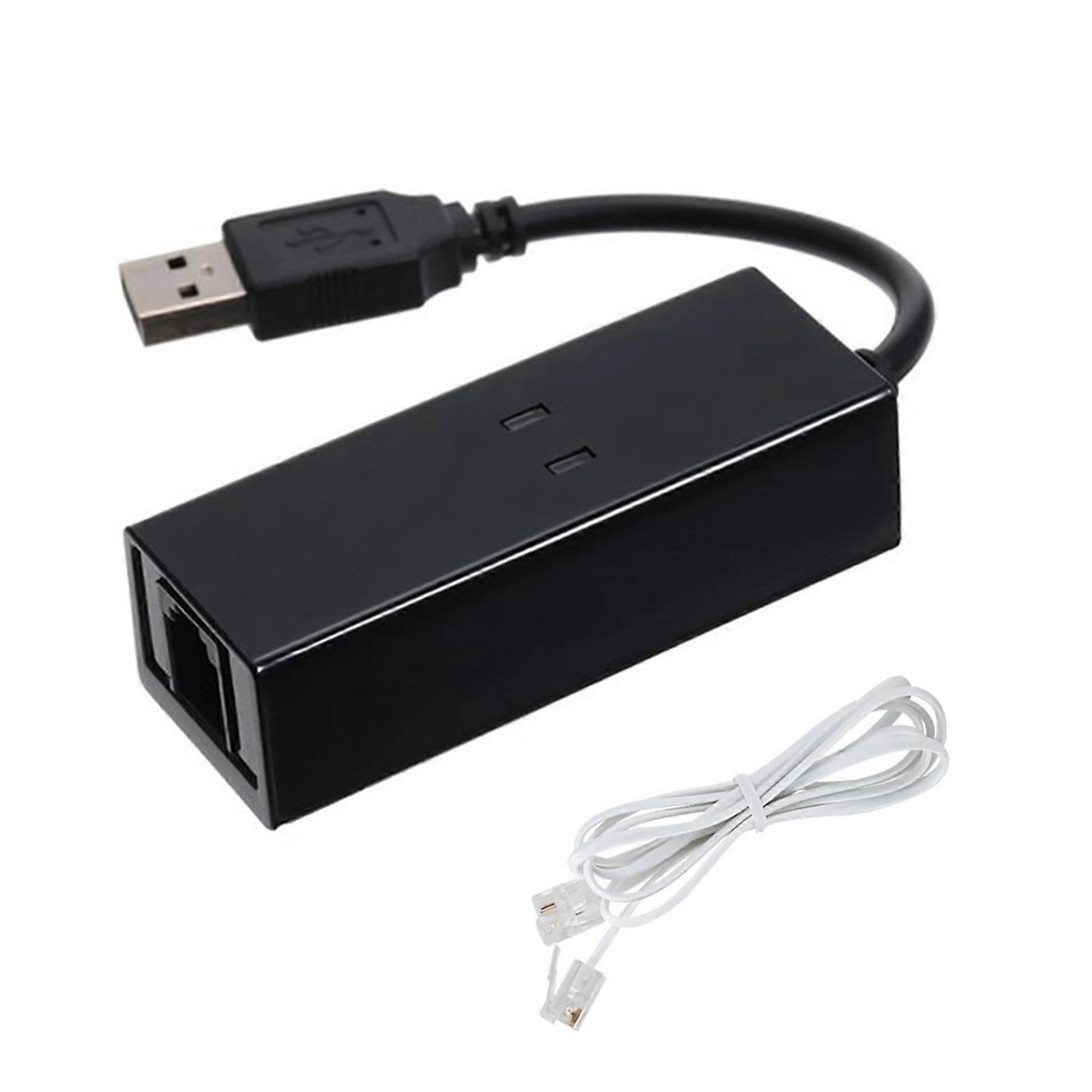 Fax Modem,Single/Dual Port USB2.0 56K External Modem Driver, Plug and Play USB Modem, Standard and Expanded at Command