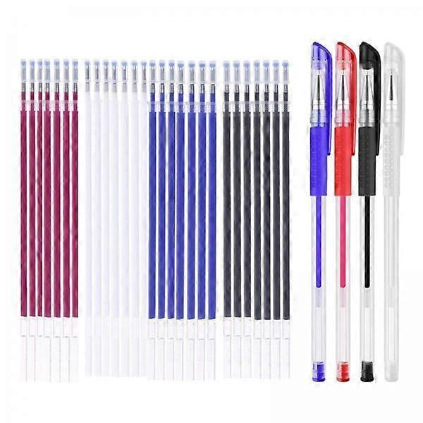 3x 1 X Portable Set of 4 Colors Thermal Pens And Replaceable Refills for Crafts