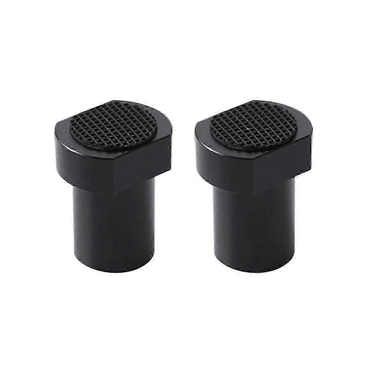 2Pcs Workbench Brake Stops with AntiSlip Pad, Limit Blocks for Woodworking Table & Workshop Tools Installation