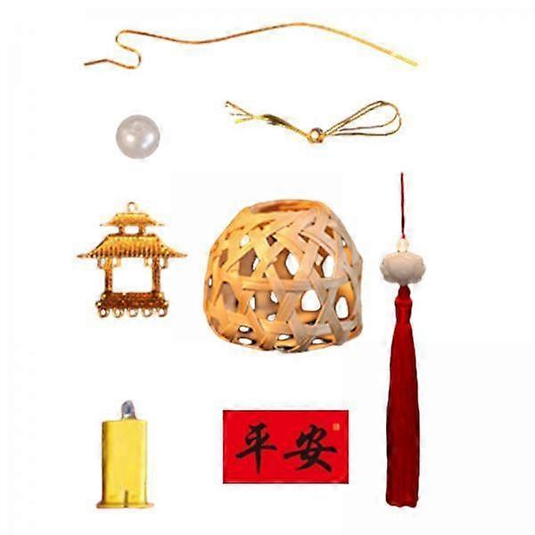 2-4pack Mid Autumn Festival Lantern Making Kit Bamboo Lantern Making for