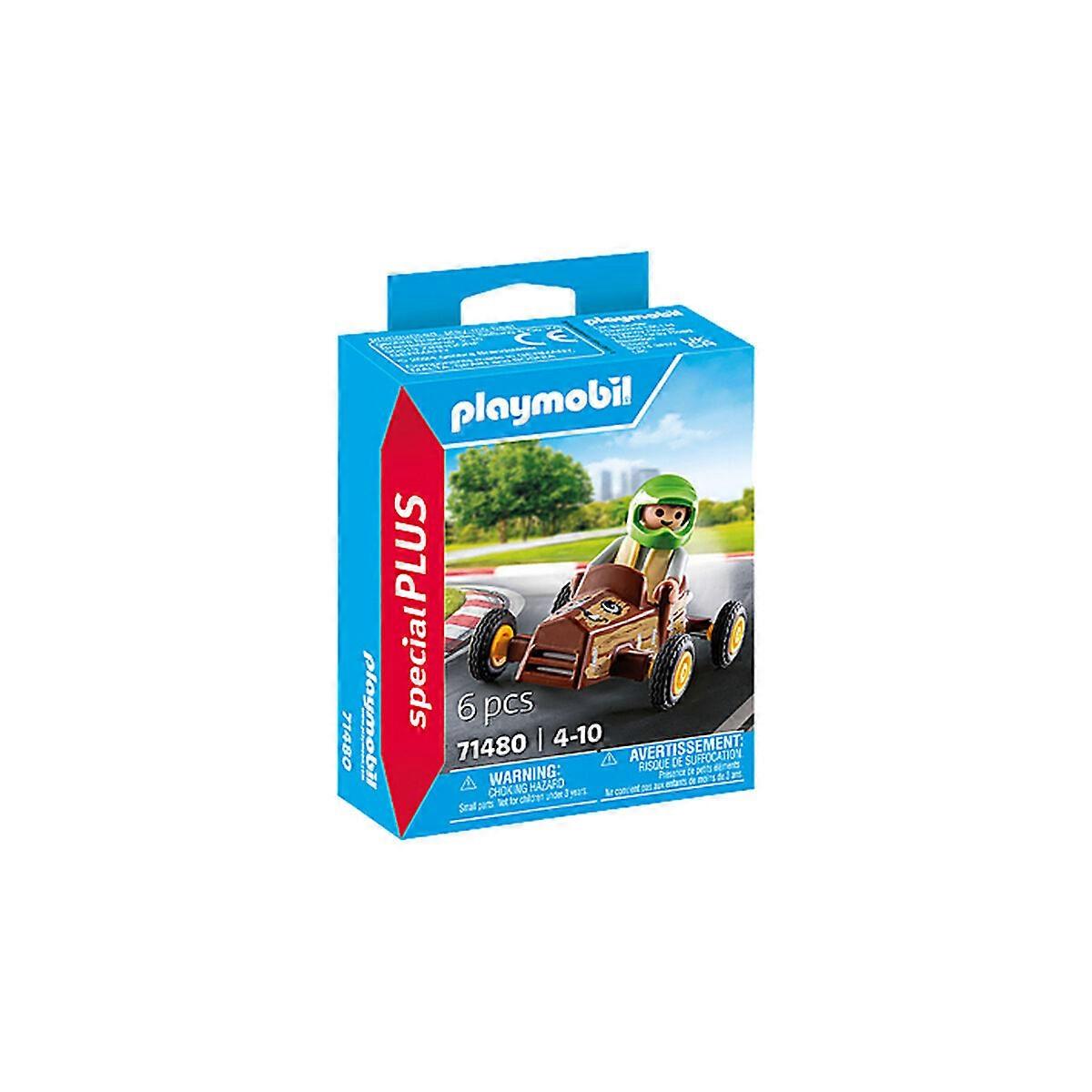 Playset Playmobil Karting 6 Pieces