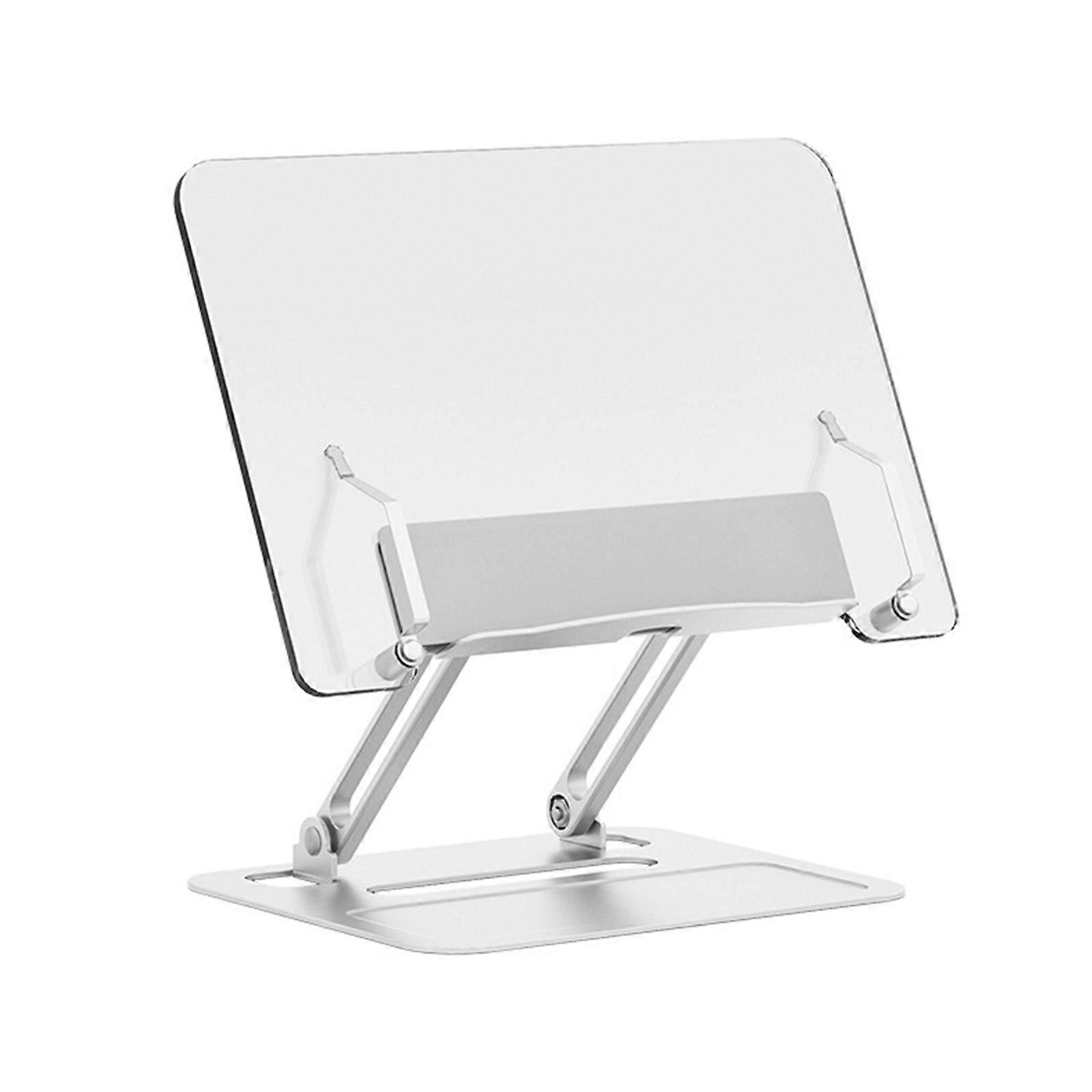 Multi-function Desktop Reading Rack Metal and Acrylic Laptop Stand Holder Student Bookshelf Tablet Notebook Bracket