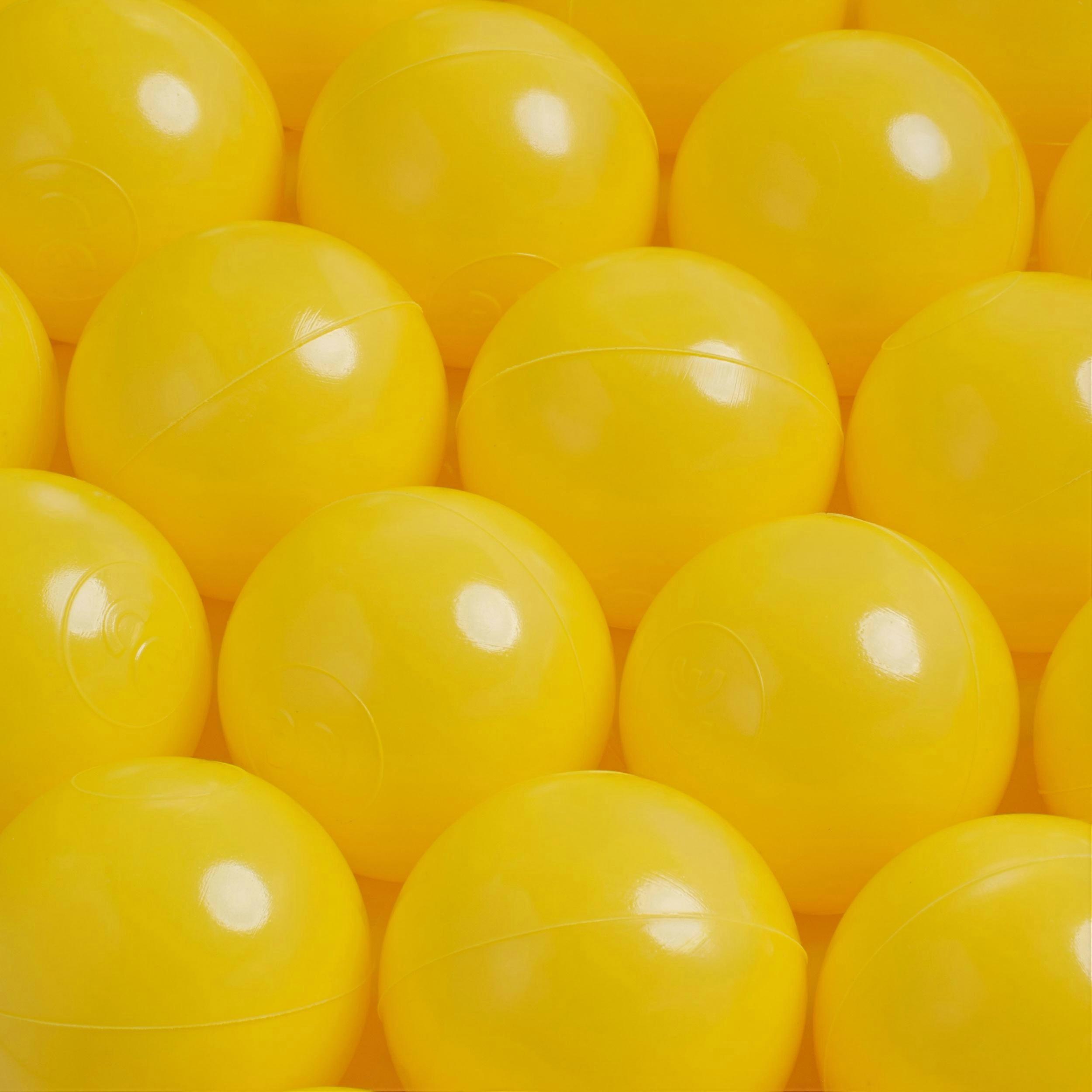 Misioo Dry Pool Balls Set of 200 pcs: Yellow