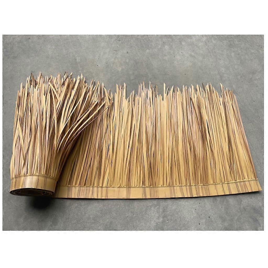 Simulation Straw Tile Plastic 0.5x2m Yellow1