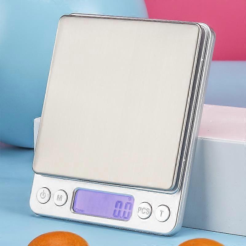 500g/0.01g kitchen scale, jewelry scale with tare counting function, pocket scale with backlit LCD display