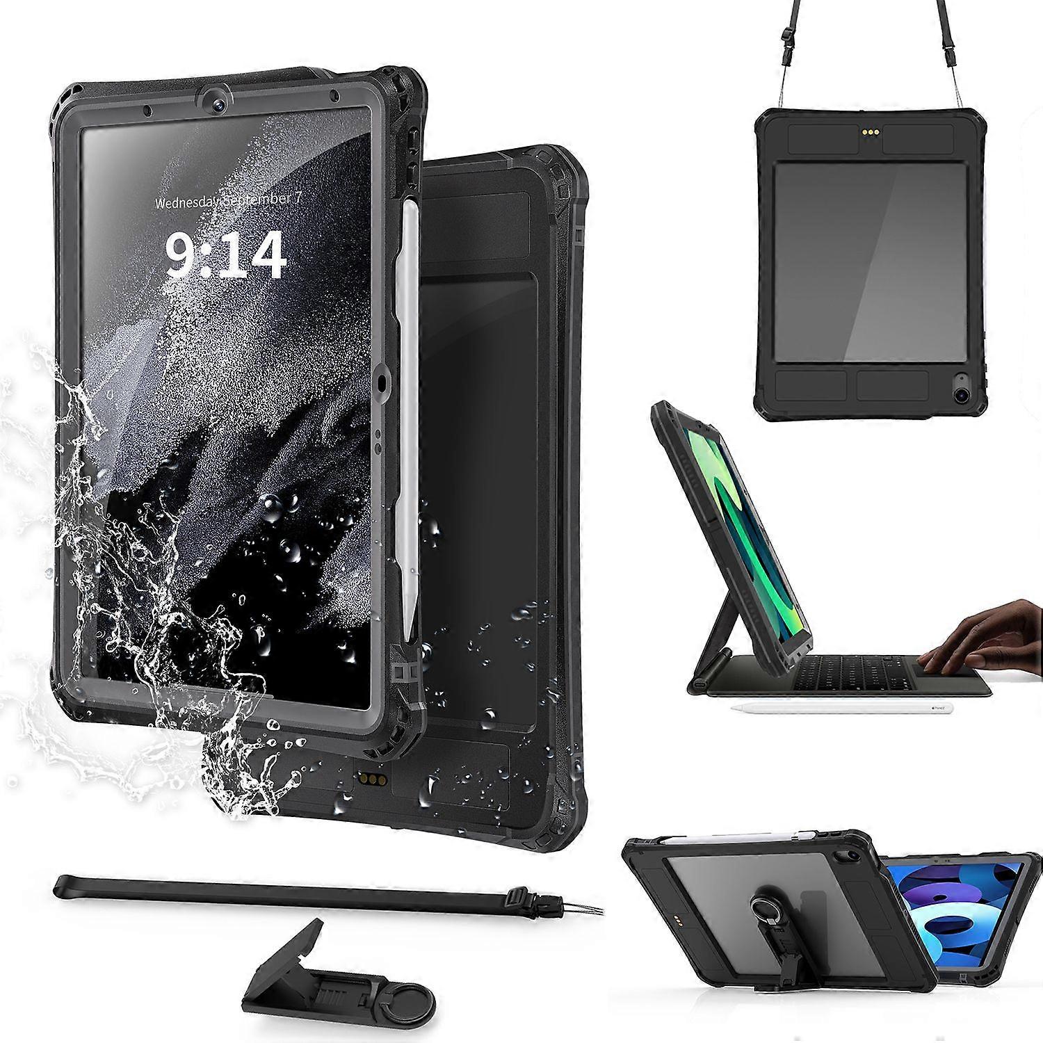 SHELLBOX For iPad Air 11 (2025)/(2024) Case IP68 Waterproof Dustproof Shockproof Built-In Screen Pro