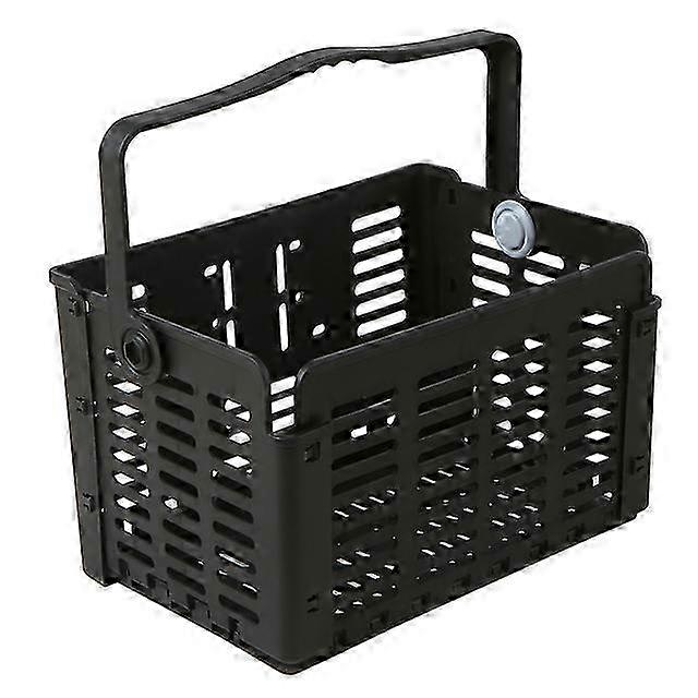 Detachable Plastic Front Bicycle Basket for Cycling, Suitable for Various Bicycles with Rear Rack Hanging Cargo Carrier Features