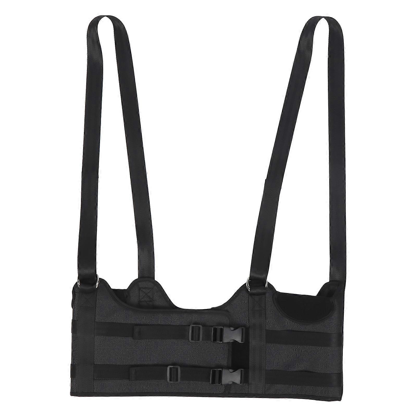 Back Stretcher Spinal Decompression Harness Adjustable Shoulder Strap Multiple Position Stretch Back Traction Device S