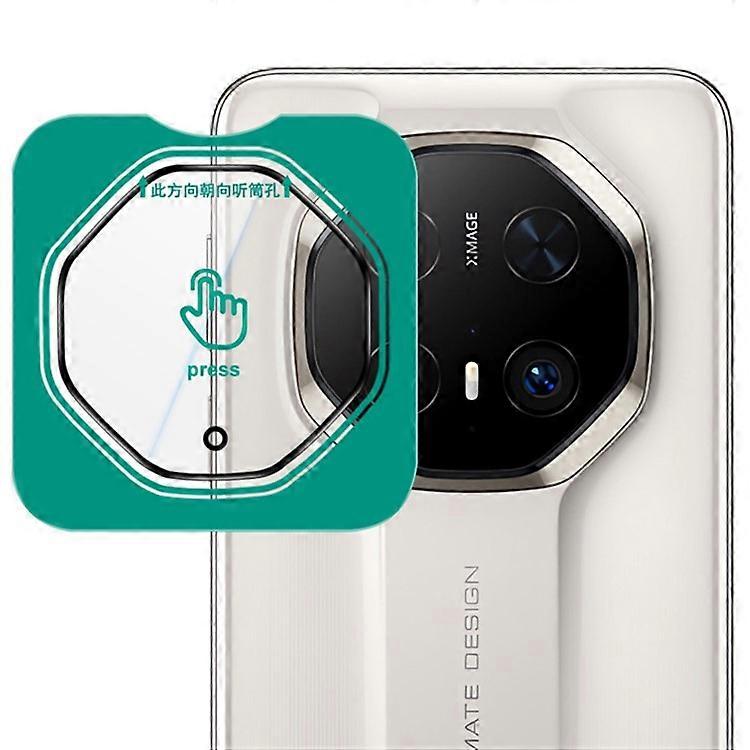 Huawei Mate 70 RSアルティメットカメラレンズプロテクター強化ガラスレンズフィルム、セルフポジショニングフレーム付きIMAK対応