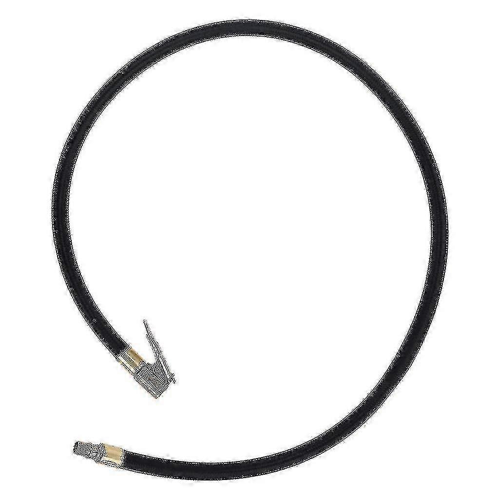 Tire Air Chuck with Rubber Hose for Tire-Valve - Fine Thread Available in 10/20/30/40/60/80cm Lengths Suitable for Various Brands