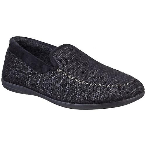 Cotswold Mens Stanley Moc Toe Full Slipper