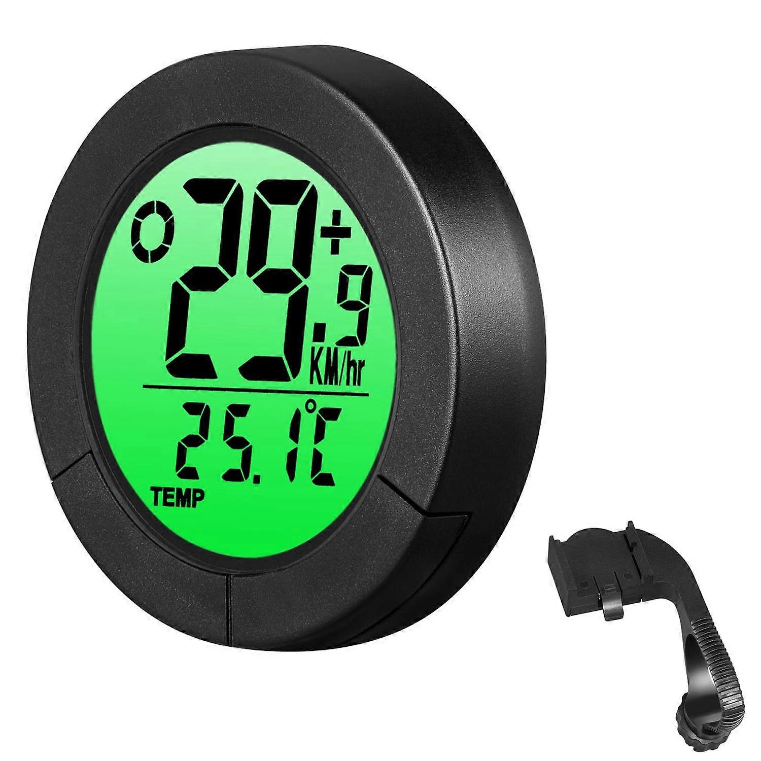 B50-BC23 1.57" Display Bicycle Speedometer Temperature Measuring Waterproof Bike Code Meter
