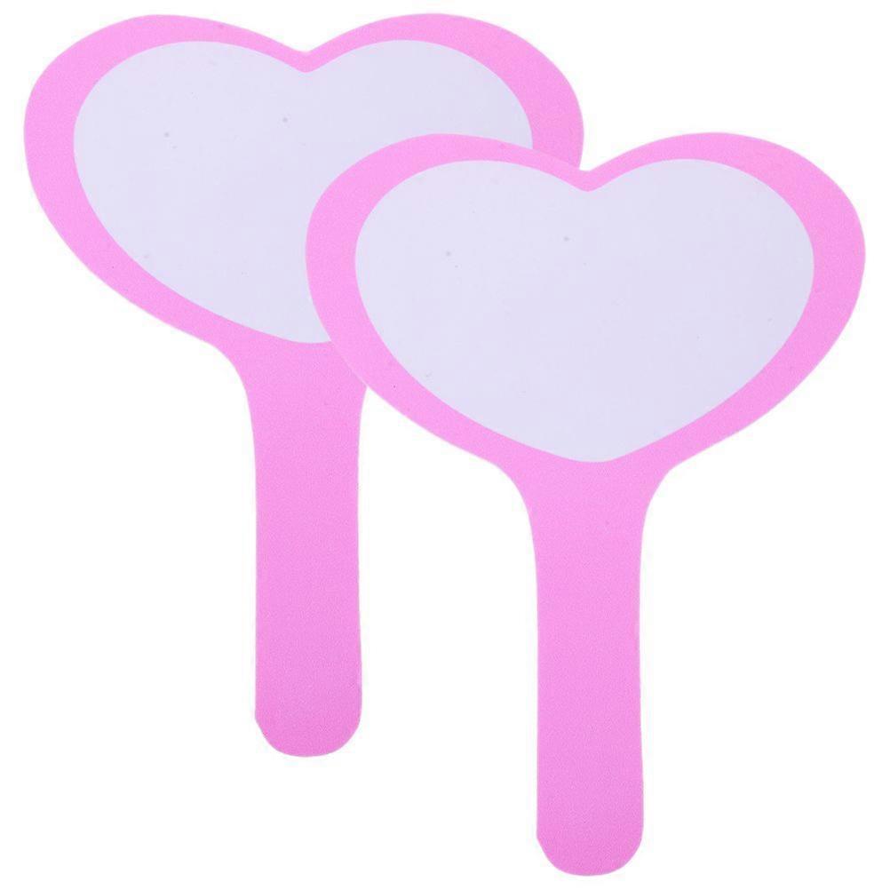 2Pcs Single Side Scoreboards Blank Heart Scoreboards Handheld Scoreboards Auctions Whiteboards