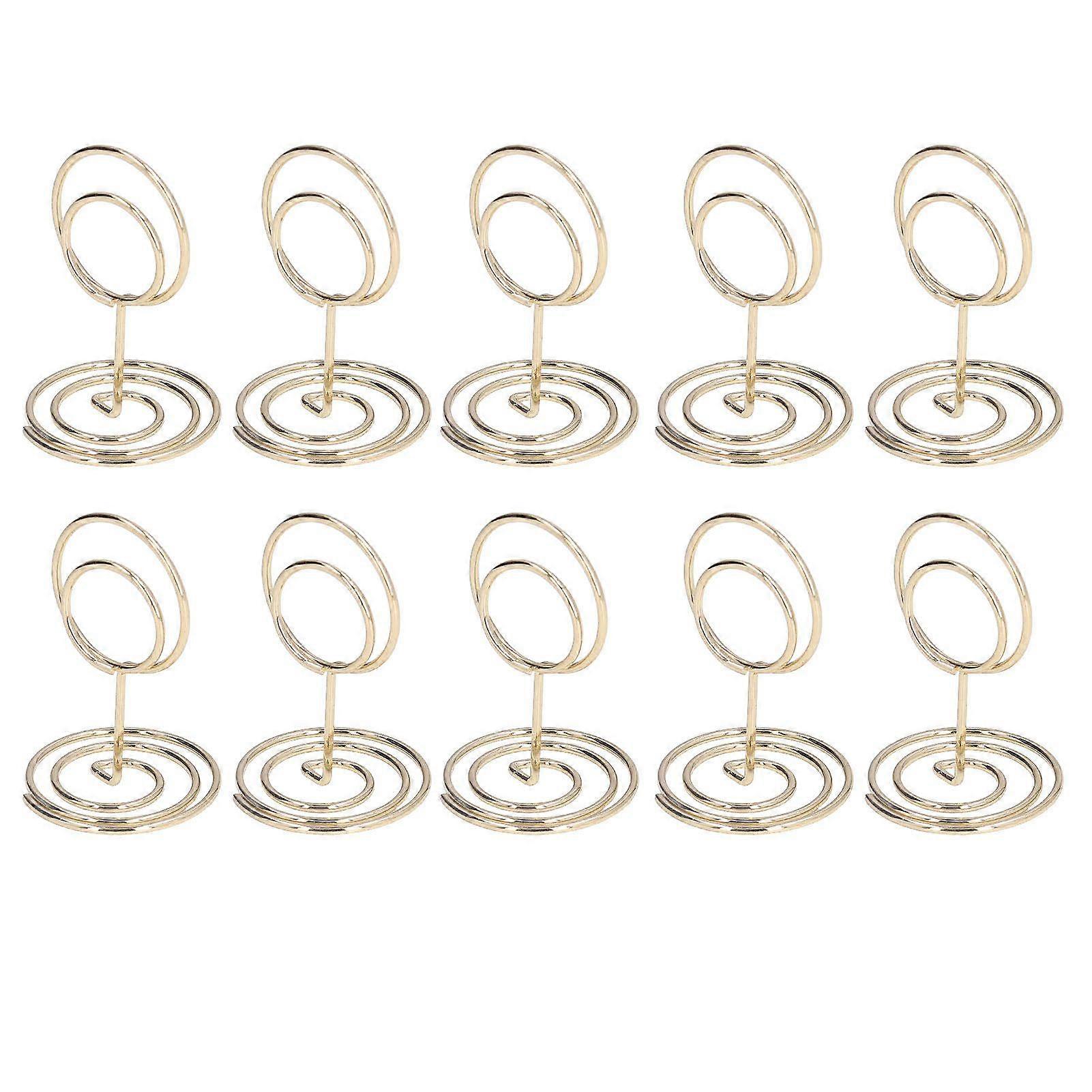 2025 Latest Model 10pcs Table Number Holder Convenient Practical Round Base