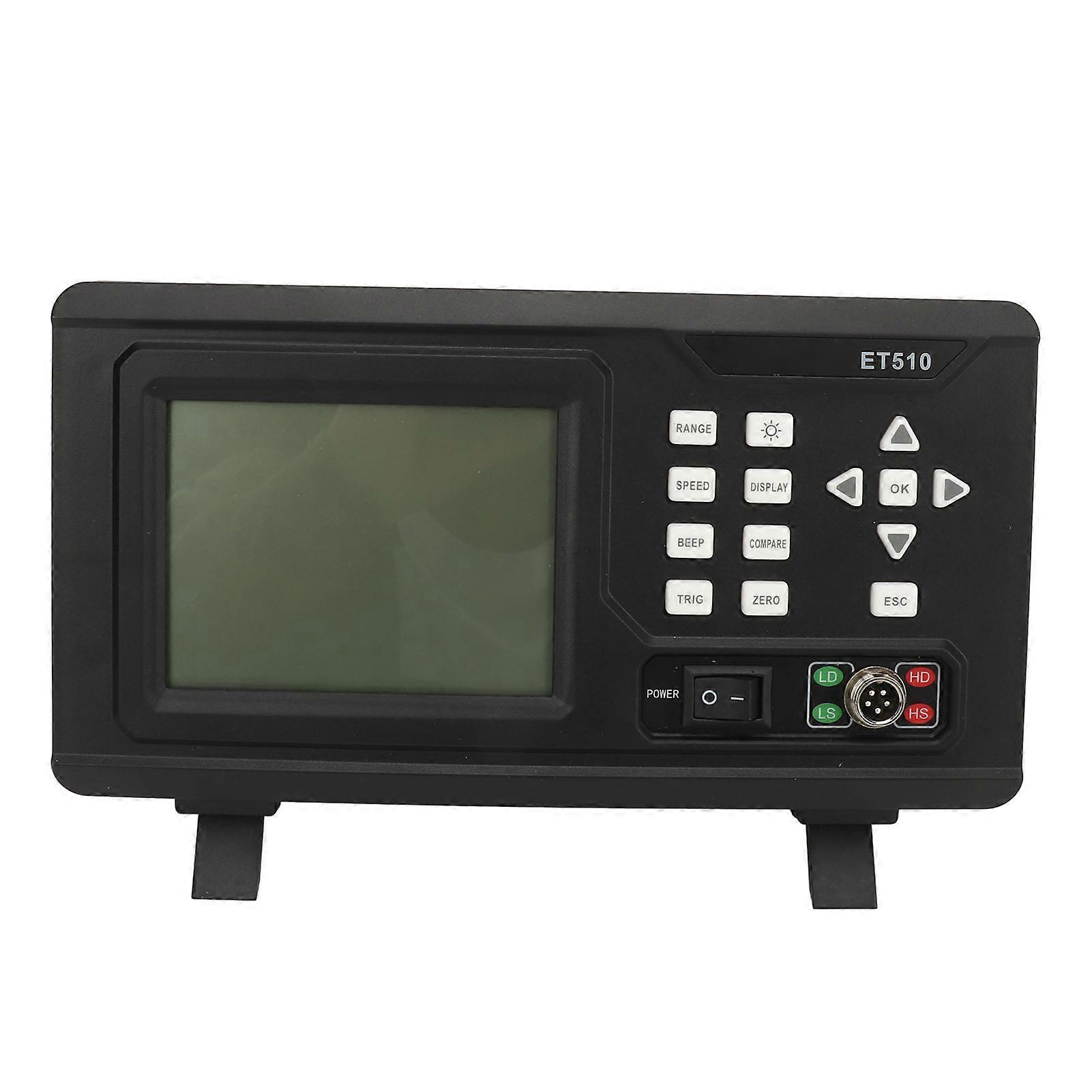 DC Low Resistance Meter 10uΩ to 5kΩ LCD Backlit Display Portable Milliohm Tester Micro Ohmmeter