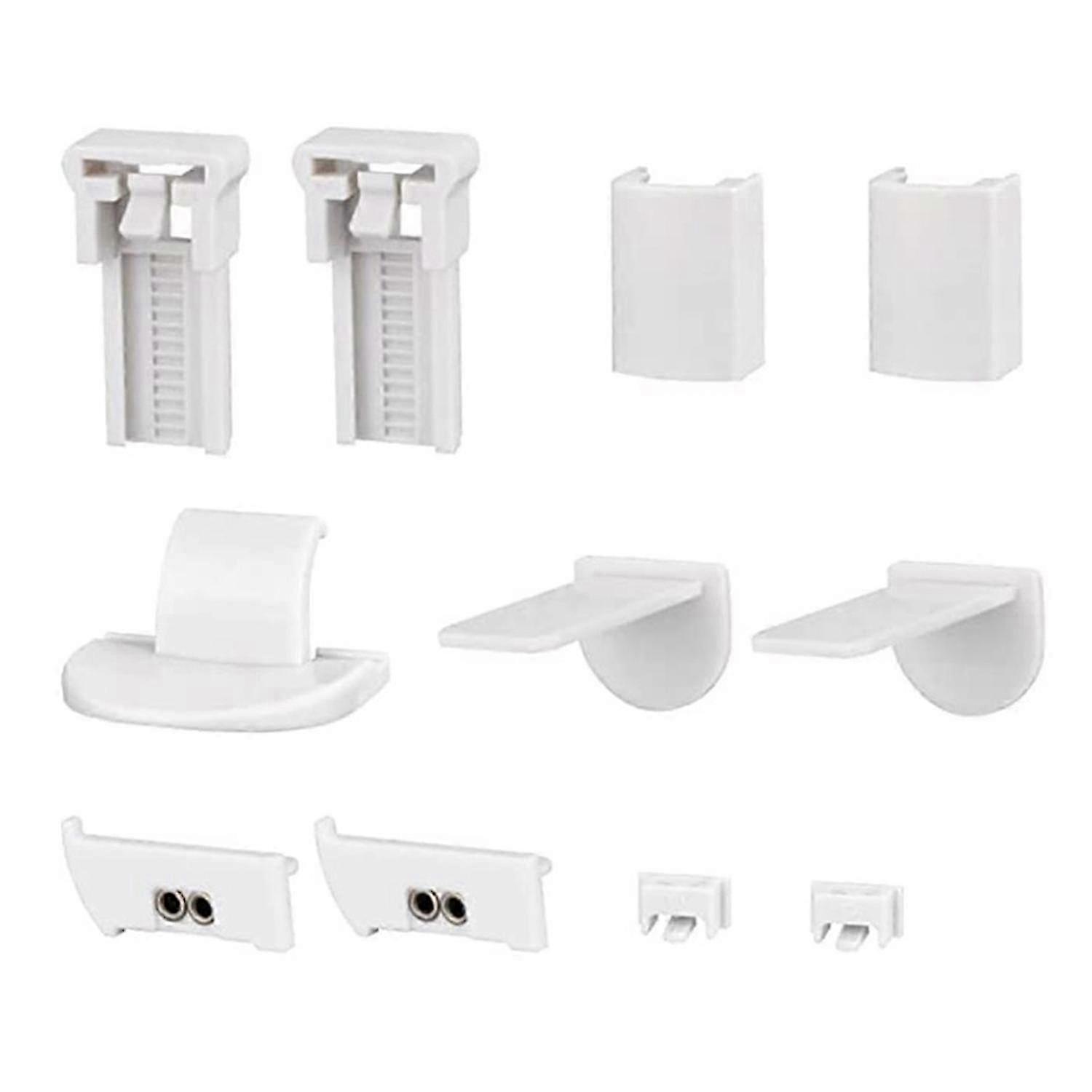 2 Sets 20mm Pleated Blind Repair Components - Clamp Support for Blinds Accessories