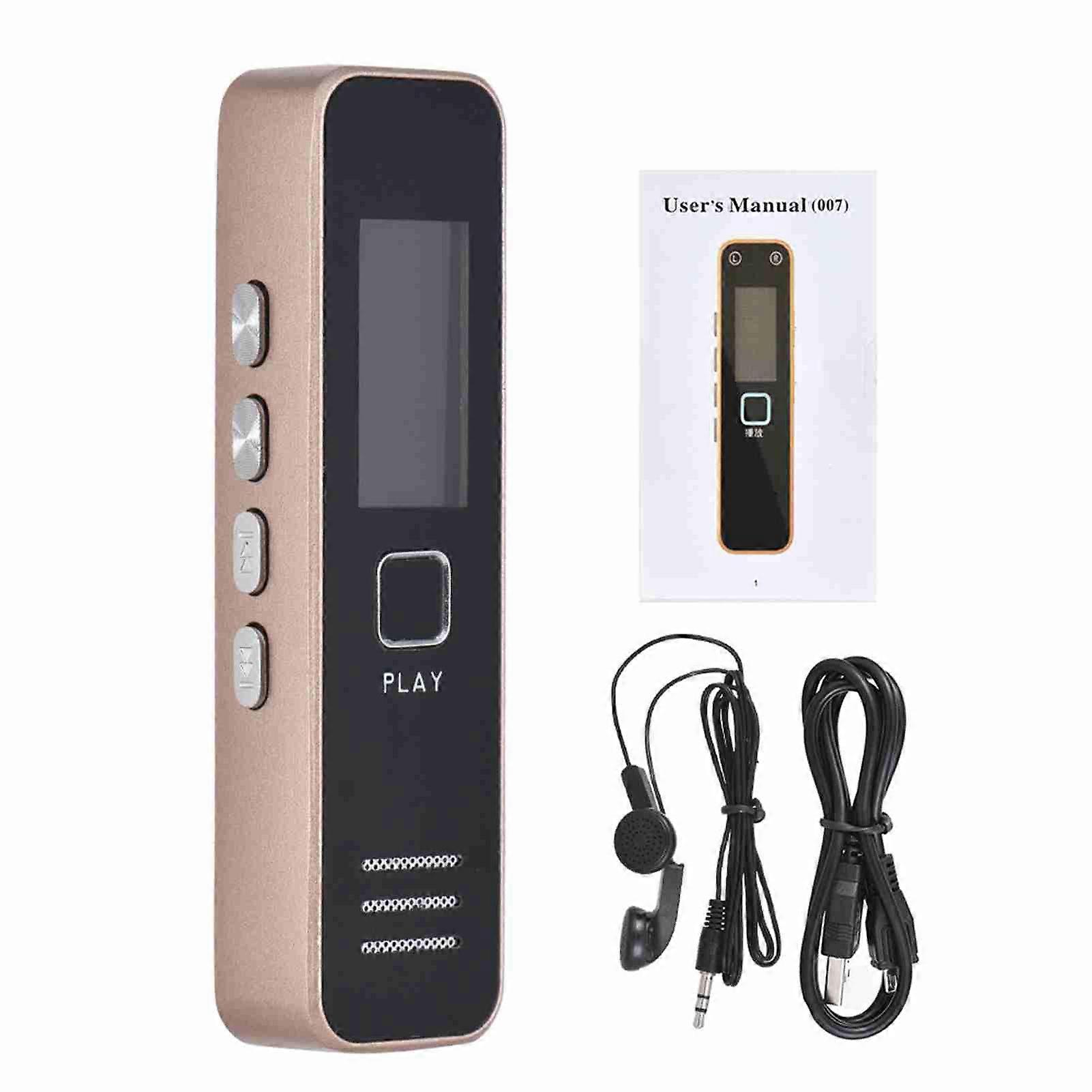 Digital Voice Recorder o Dictaphone MP3 Player USB Flash Disk for Meeting