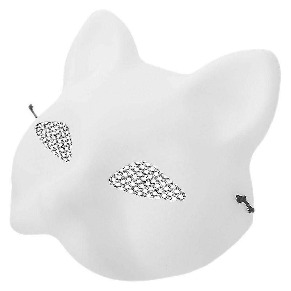 Diy Mask Paintable PVC Material For Halloween Carnival Costumes 1Set